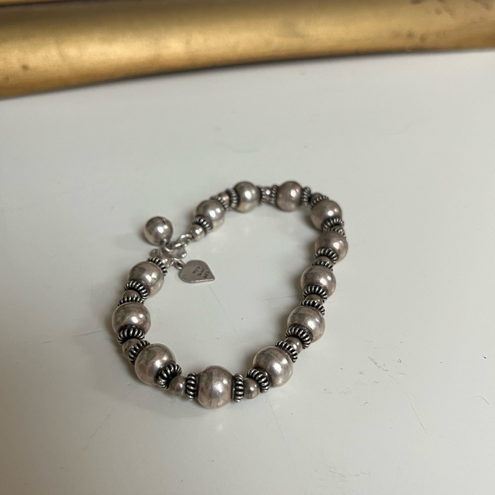 Vintage MYG 925 Bracelet with Tiny Bell